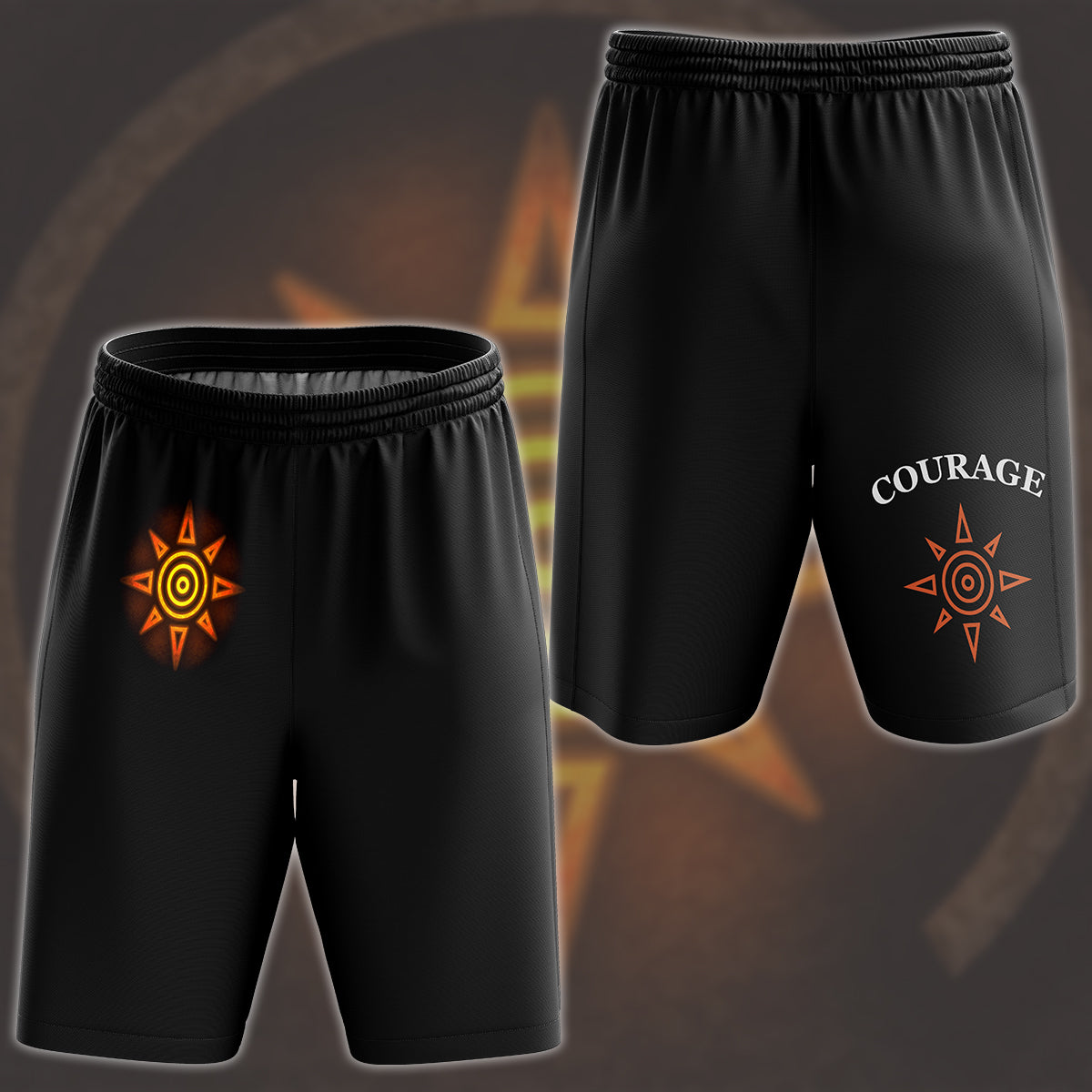 Digimon Crest Of Courage Video Game All Over Printed T-shirt Tank Top Zip Hoodie Pullover Hoodie Hawaiian Shirt Beach Shorts Joggers Beach Shorts