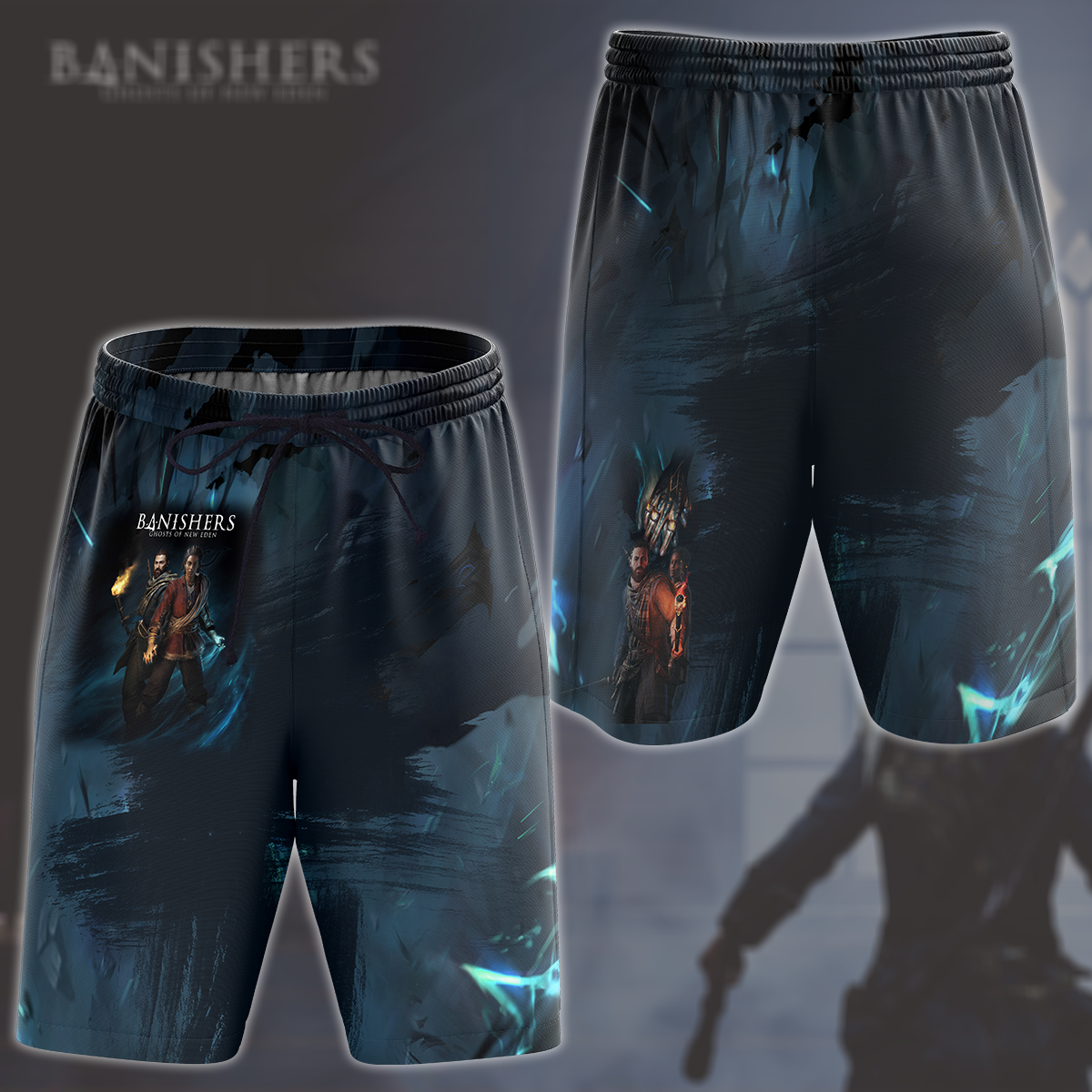 Banishers: Ghosts of New Eden Video Game All Over Printed T-shirt Tank Top Zip Hoodie Pullover Hoodie Hawaiian Shirt Beach Shorts Joggers Beach Shorts