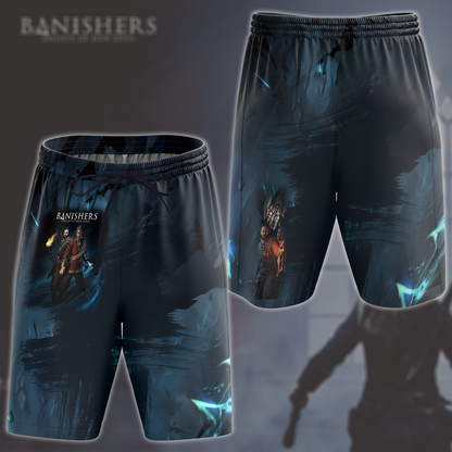 Banishers: Ghosts of New Eden Video Game All Over Printed T-shirt Tank Top Zip Hoodie Pullover Hoodie Hawaiian Shirt Beach Shorts Joggers Beach Shorts