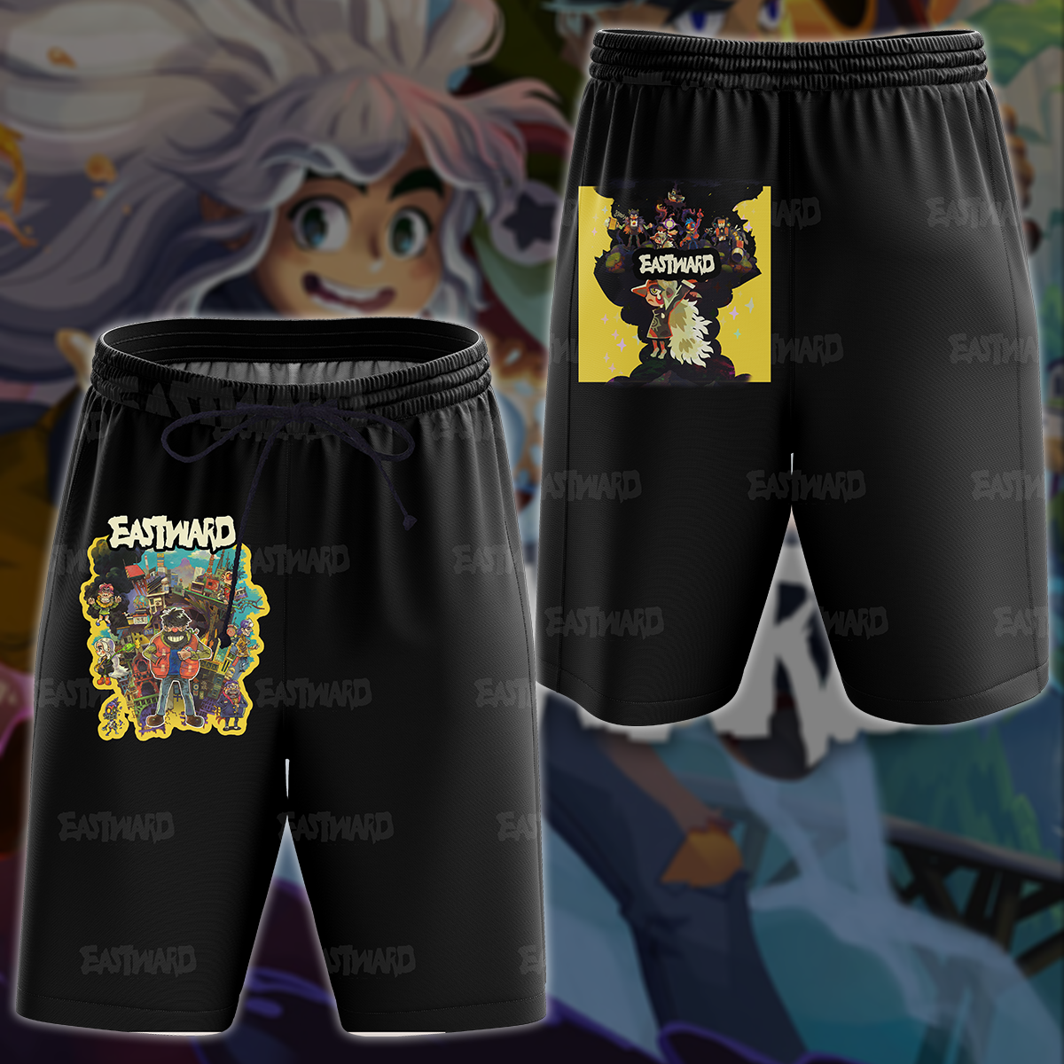 Eastward Video Game 3D All Over Printed T-shirt Tank Top Zip Hoodie Pullover Hoodie Hawaiian Shirt Beach Shorts Joggers Beach Shorts