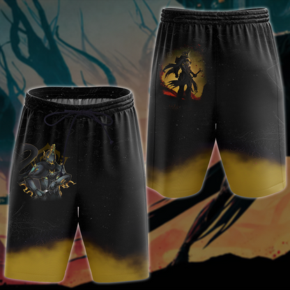 Warframe Video Game All Over Printed T-shirt Tank Top Zip Hoodie Pullover Hoodie Hawaiian Shirt Beach Shorts Joggers Beach Shorts