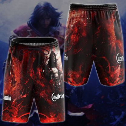 Castlevania Video Game 3D All Over Printed T-shirt Tank Top Zip Hoodie Pullover Hoodie Hawaiian Shirt Beach Shorts Jogger Beach Shorts