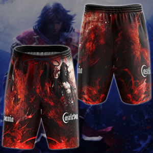 Castlevania Video Game 3D All Over Printed T-shirt Tank Top Zip Hoodie Pullover Hoodie Hawaiian Shirt Beach Shorts Jogger Beach Shorts S 