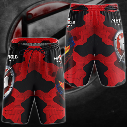 Metroid Prime Remastered Video Game 3D All Over Printed T-shirt Tank Top Zip Hoodie Pullover Hoodie Hawaiian Shirt Beach Shorts Jogger Beach Shorts