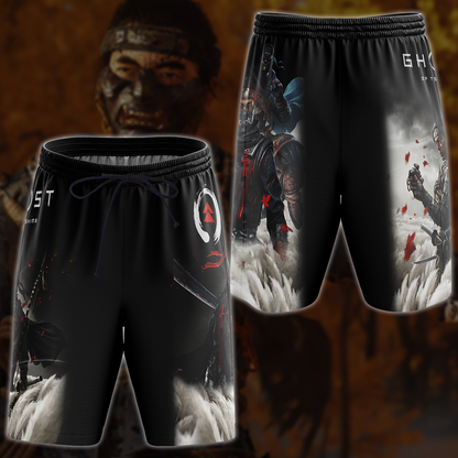 Ghost of Tsushima Video Game 3D All Over Printed T-shirt Tank Top Zip Hoodie Pullover Hoodie Hawaiian Shirt Beach Shorts Jogger Beach Shorts