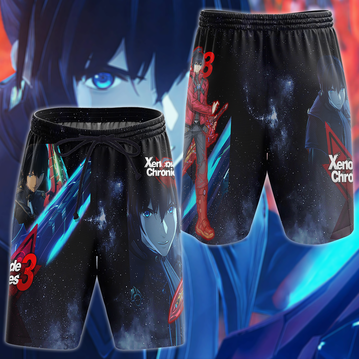 Xenoblade Chronicles 3 Video Game 3D All Over Print T-shirt Tank Top Zip Hoodie Pullover Hoodie Hawaiian Shirt Beach Shorts Jogger Beach Shorts