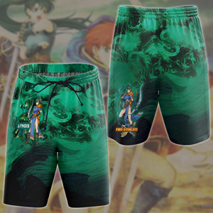 Fire Emblem Blazing Sword Lyndis Video Game All Over Printed T-shirt Tank Top Zip Hoodie Pullover Hoodie Hawaiian Shirt Beach Shorts Joggers Beach Shorts S 