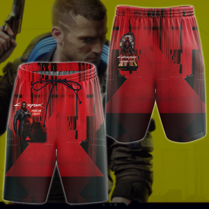 Cyberpunk 2077: Phantom Liberty Video Game All Over Printed T-shirt Tank Top Zip Hoodie Pullover Hoodie Hawaiian Shirt Beach Shorts Joggers Beach Shorts S 