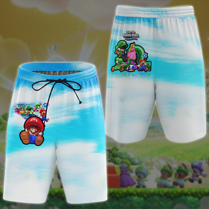 Super Mario Bros. Wonder Video Game All Over Printed T-shirt Tank Top Zip Hoodie Pullover Hoodie Hawaiian Shirt Beach Shorts Joggers Beach Shorts