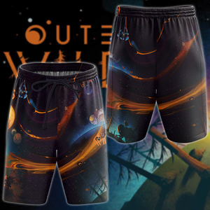 Outer Wilds Video Game 3D All Over Print T-shirt Tank Top Zip Hoodie Pullover Hoodie Hawaiian Shirt Beach Shorts Jogger Beach Shorts S 