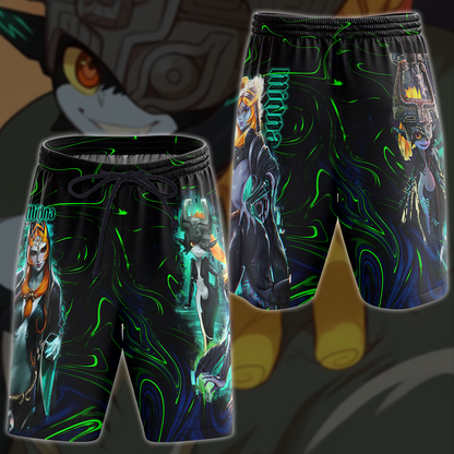 Legend of Zelda Midna Video Game 3D All Over Print T-shirt Tank Top Zip Hoodie Pullover Hoodie Hawaiian Shirt Beach Shorts Jogger Beach Shorts