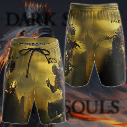 Dark Souls Video Game 3D All Over Print T-shirt Tank Top Zip Hoodie Pullover Hoodie Hawaiian Shirt Beach Shorts Jogger Beach Shorts