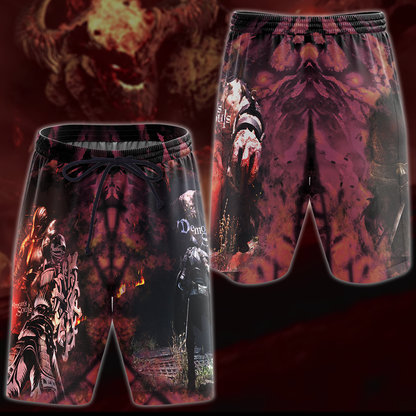 Demon's Souls Video Game 3D All Over Printed T-shirt Tank Top Zip Hoodie Pullover Hoodie Hawaiian Shirt Beach Shorts Jogger Beach Shorts