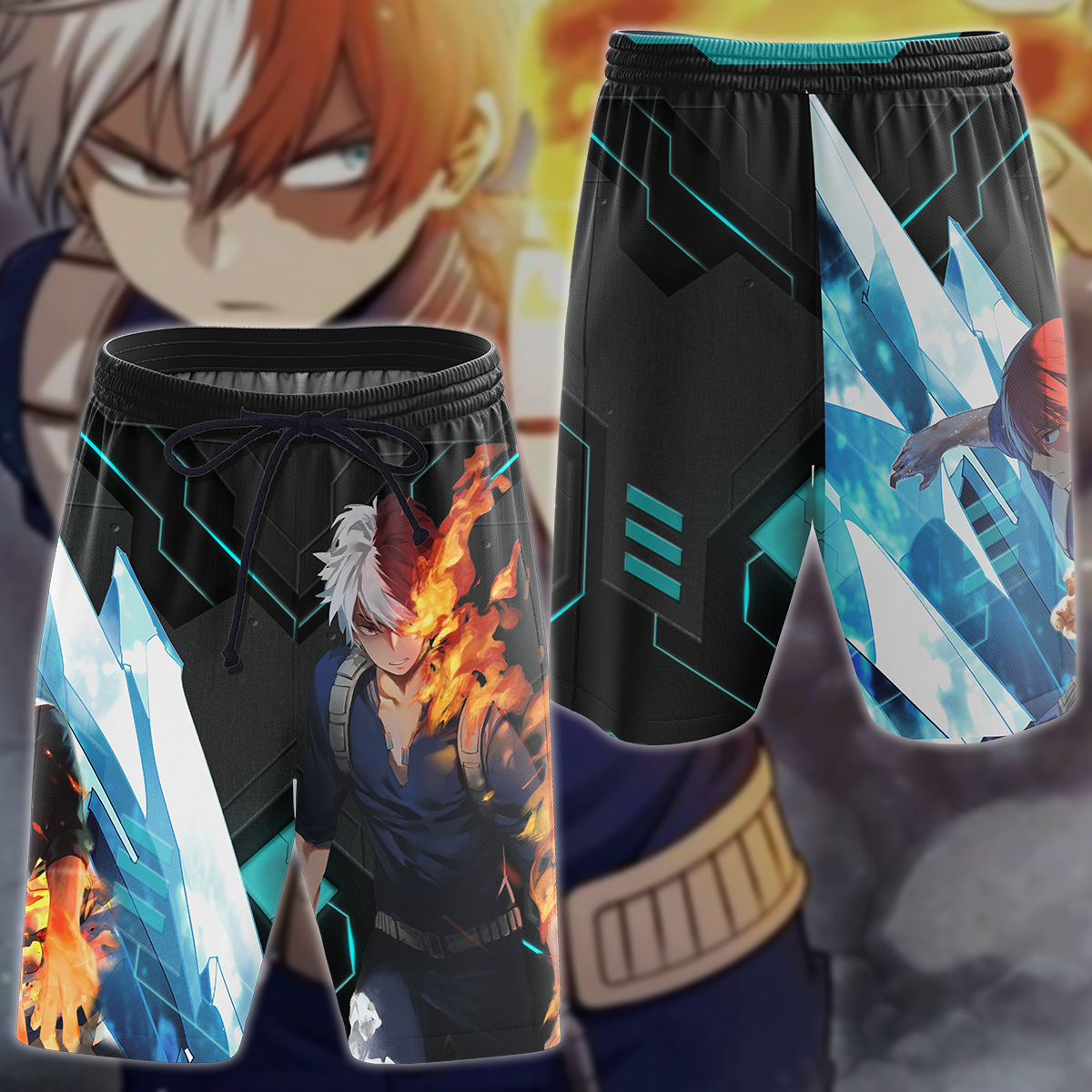 My Hero Academia Todoroki Shoto 3D All Over Print T-shirt Tank Top
