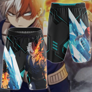 My Hero Academia Todoroki Shoto 3D All Over Print T-shirt Tank Top Zip Hoodie Pullover Hoodie Hawaiian Shirt Beach Shorts Jogger Hawaiian Shirt S 