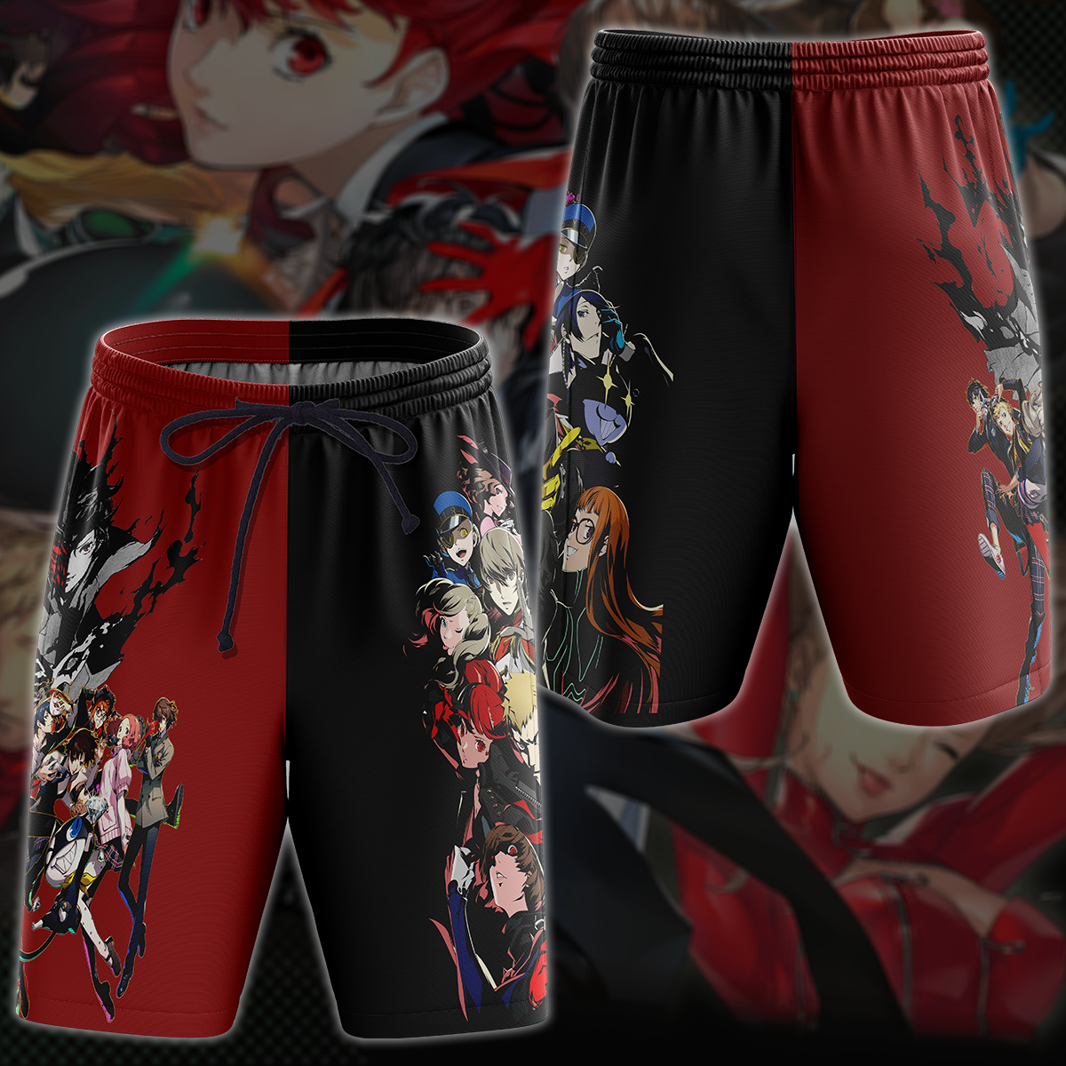 Persona 5 Royal Video Game 3D All Over Printed T-shirt Tank Top Zip Hoodie Pullover Hoodie Hawaiian Shirt Beach Shorts Jogger Beach Shorts