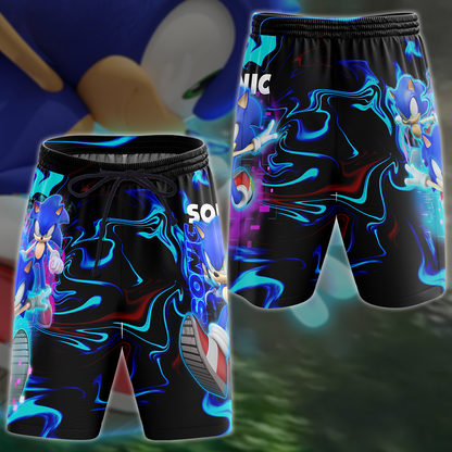 Sonic Video Game 3D All Over Print T-shirt Tank Top Zip Hoodie Pullover Hoodie Hawaiian Shirt Beach Shorts Jogger Beach Shorts