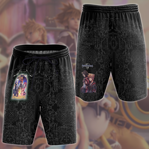 Kingdom Hearts 3 Video Game All Over Printed T-shirt Tank Top Zip Hoodie Pullover Hoodie Hawaiian Shirt Beach Shorts Joggers Beach Shorts S 