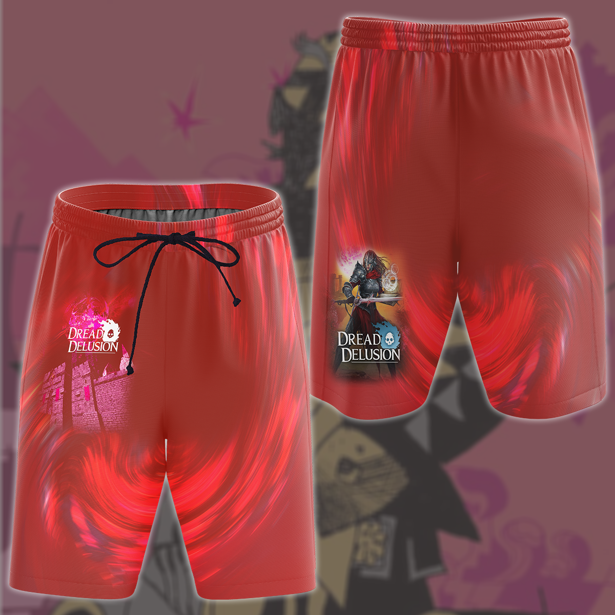 Dread Delusion Video Game All Over Printed T-shirt Tank Top Zip Hoodie Pullover Hoodie Hawaiian Shirt Beach Shorts Joggers Beach Shorts