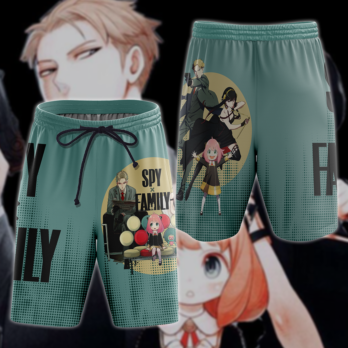Spy x Family 3D All Over Print T-shirt Tank Top Zip Hoodie Pullover Hoodie Hawaiian Shirt Beach Shorts Jogger Beach Shorts