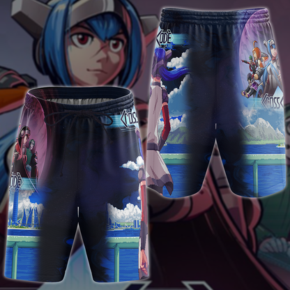 Crosscode Video Game 3D All Over Printed T-shirt Tank Top Zip Hoodie Pullover Hoodie Hawaiian Shirt Beach Shorts Jogger Beach Shorts