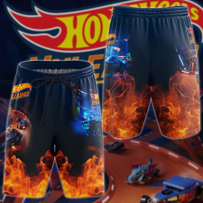 Hot Wheels Unleashed Video Game 3D All Over Print T-shirt Tank Top Zip Hoodie Pullover Hoodie Hawaiian Shirt Beach Shorts Jogger Beach Shorts