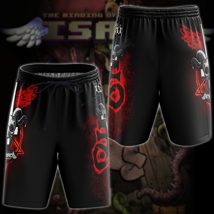 The Binding of Isaac: Rebirth Video Game 3D All Over Printed T-shirt Tank Top Zip Hoodie Pullover Hoodie Hawaiian Shirt Beach Shorts Jogger Beach Shorts