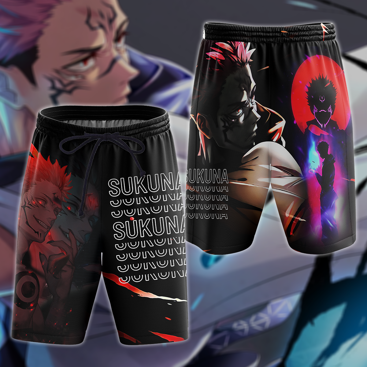 Jujutsu Kaisen 3D All Over Print T-shirt Tank Top Zip Hoodie Pullover Hoodie Hawaiian Shirt Beach Shorts Jogger Beach Shorts