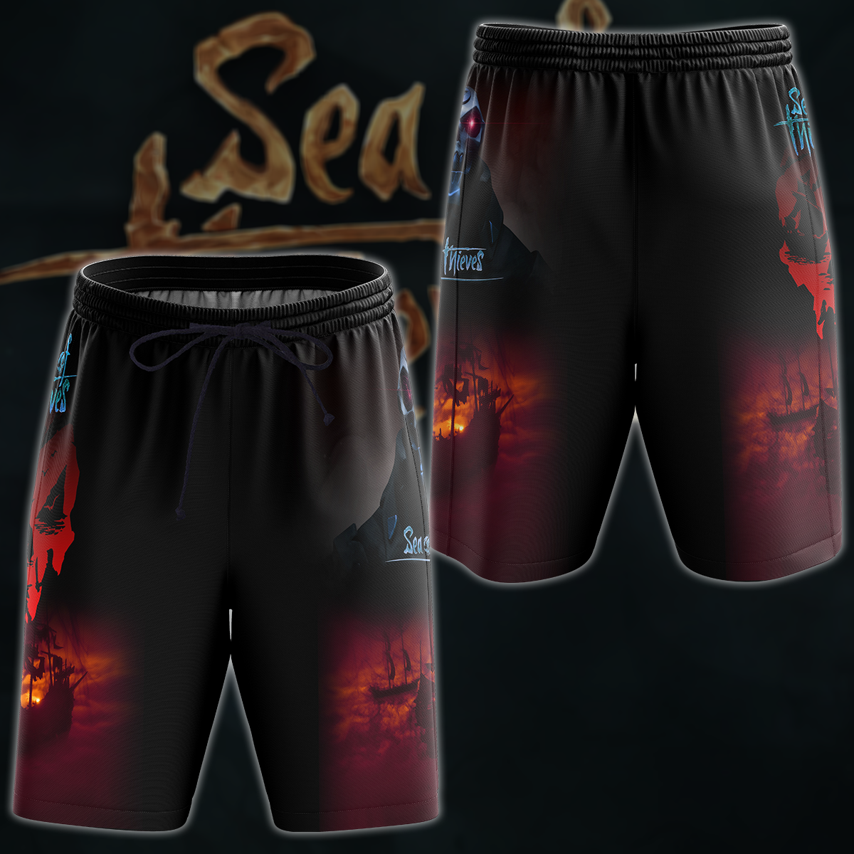 Sea of Thieves Video Game 3D All Over Printed T-shirt Tank Top Zip Hoodie Pullover Hoodie Hawaiian Shirt Beach Shorts Jogger Beach Shorts