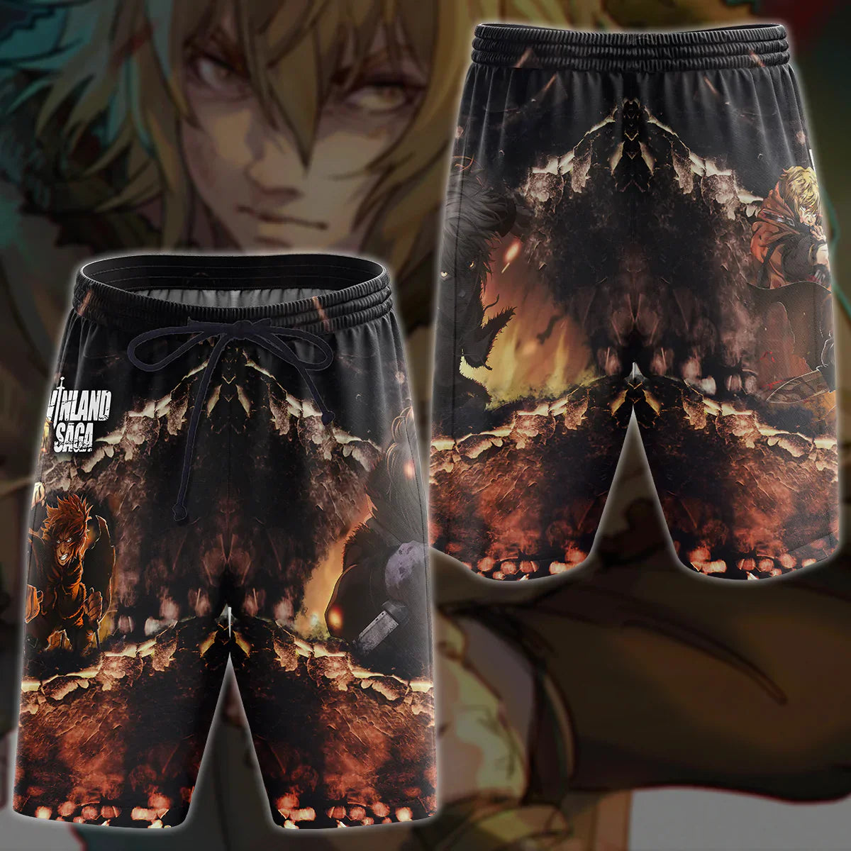 Vinland Saga Anime Manga 3D All Over Print T-shirt Tank Top Zip Hoodie Pullover Hoodie Hawaiian Shirt Beach Shorts Jogger Beach Shorts