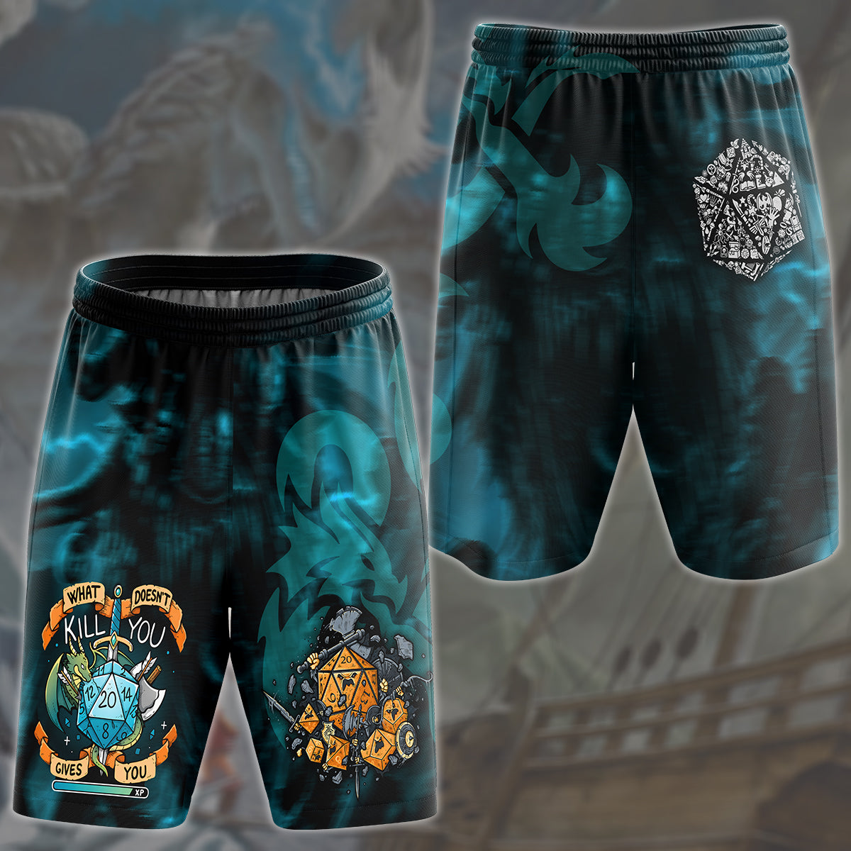 Dungeons & Dragons Video Game All Over Printed T-shirt Tank Top Zip Hoodie Pullover Hoodie Hawaiian Shirt Beach Shorts Joggers