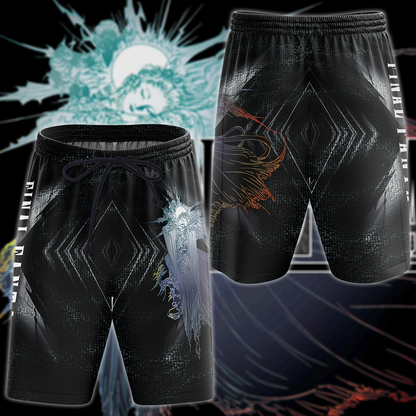 Final Fantasy XV Video Game 3D All Over Print T-shirt Tank Top Zip Hoodie Pullover Hoodie Hawaiian Shirt Beach Shorts Jogger Beach Shorts