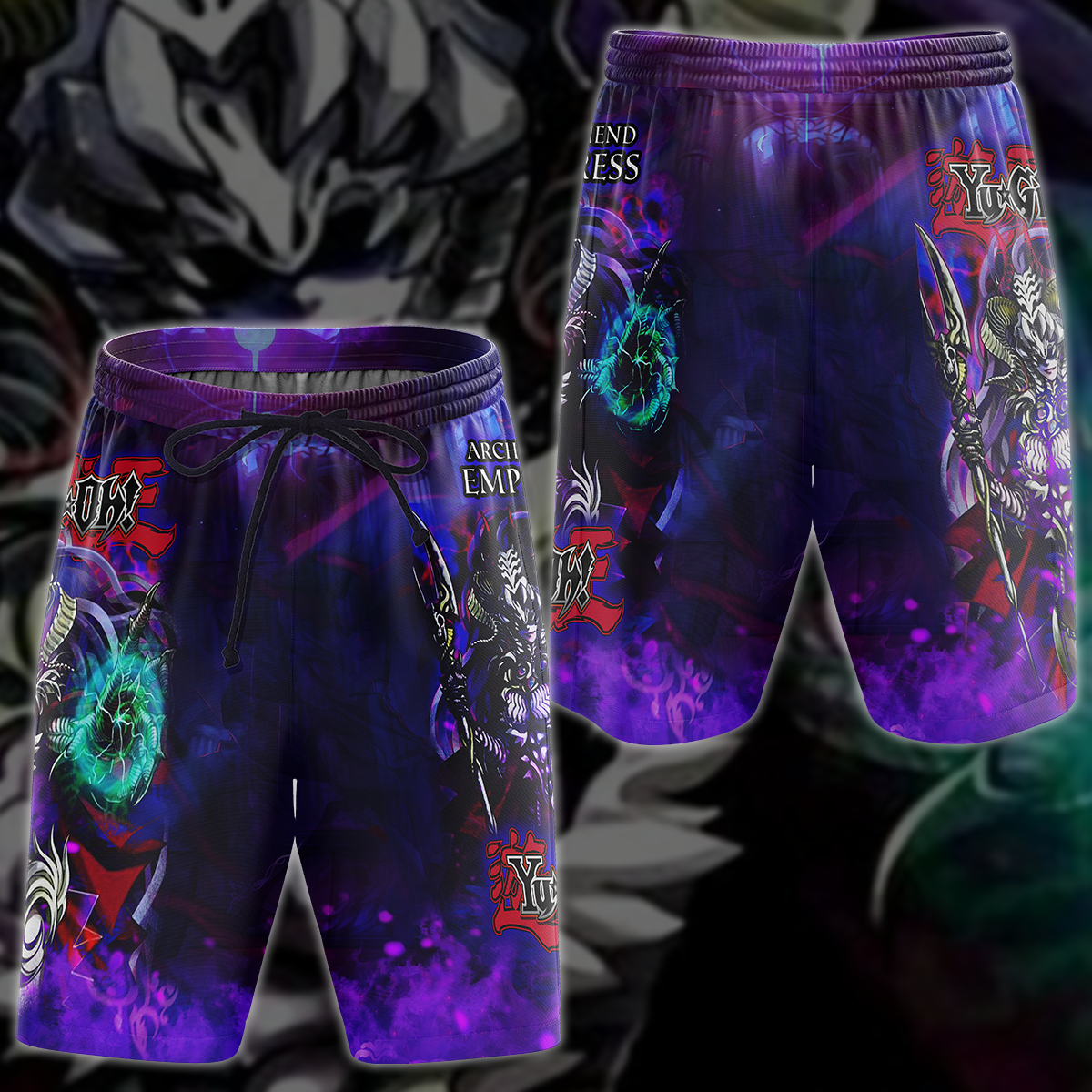 Yu-Gi-Oh! Archfiend Empress Video Game 3D All Over Print T-shirt Tank Top Zip Hoodie Pullover Hoodie Hawaiian Shirt Beach Shorts Jogger Beach Shorts