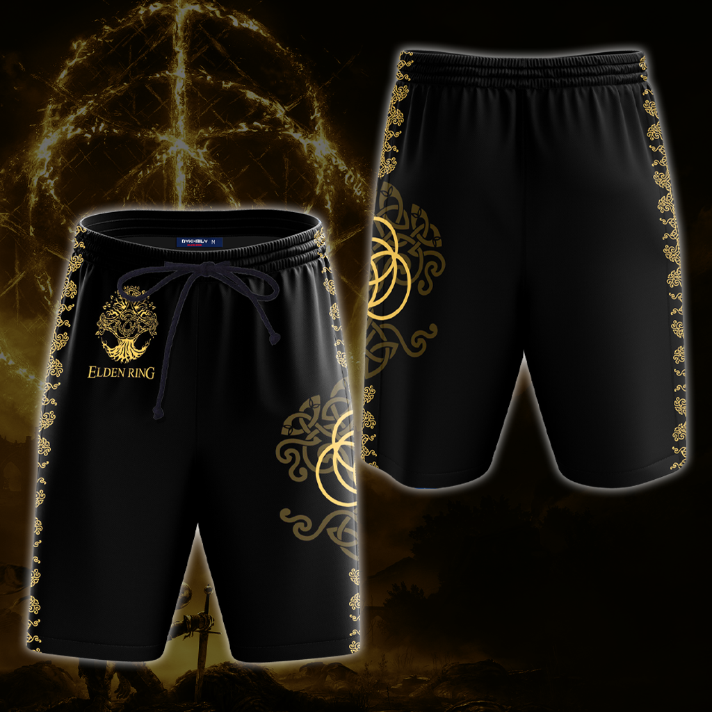 Elden Ring 3D All Over Print T-shirt Tank Top Zip Hoodie Pullover Hoodie Hawaiian Shirt Beach Shorts Jogger Beach Shorts