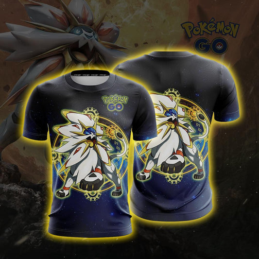 Solgaleo Pokemon Go Unisex 3D T-shirt S  