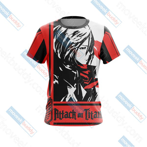 Attack on Titan - Mikasa Ackerman Unisex 3D T-shirt   