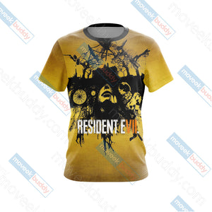 Resident Evil 7 Biohazard Unisex 3D T-shirt   