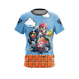 Mario Cart Unisex 3D T-shirt   