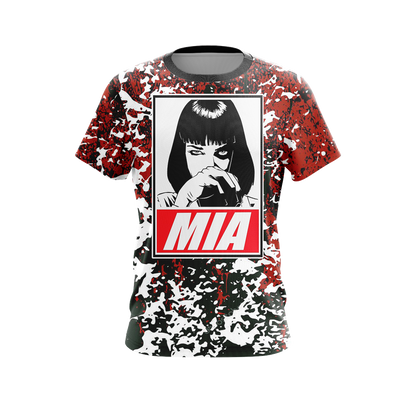 Pump Fiction Mia Wallace - I Have To Go Powder My Nose Unisex 3D T-shirt