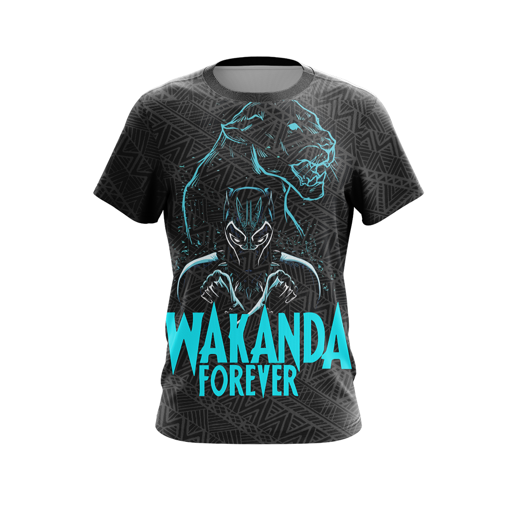 Black Panther - Wankada Forever Unisex 3D T-shirt   