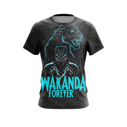 Black Panther - Wankada Forever Unisex 3D T-shirt   