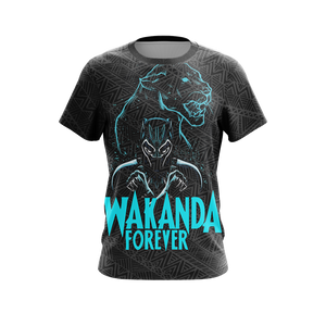 Black Panther - Wankada Forever Unisex 3D T-shirt   