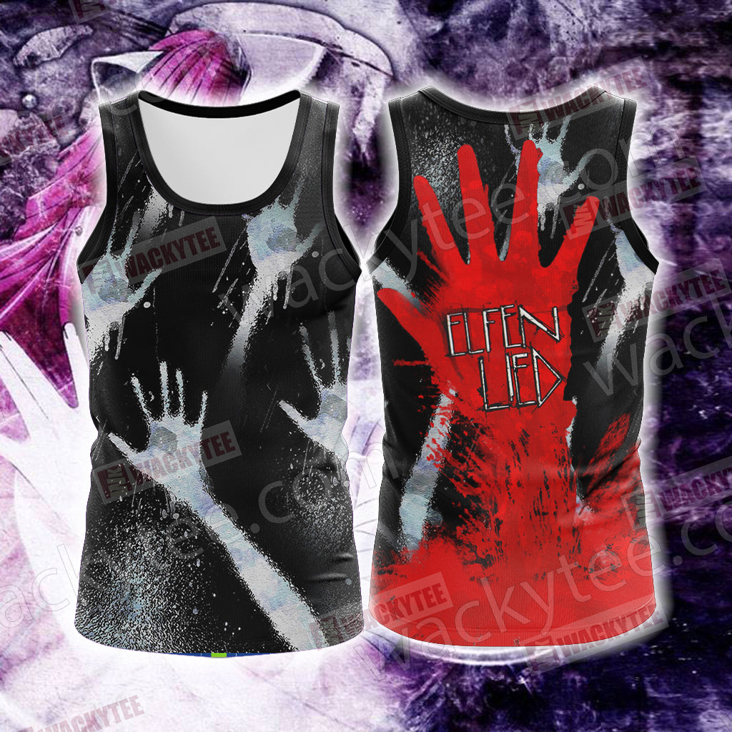 Elfen Lied Unisex 3D T-shirt Tank Top