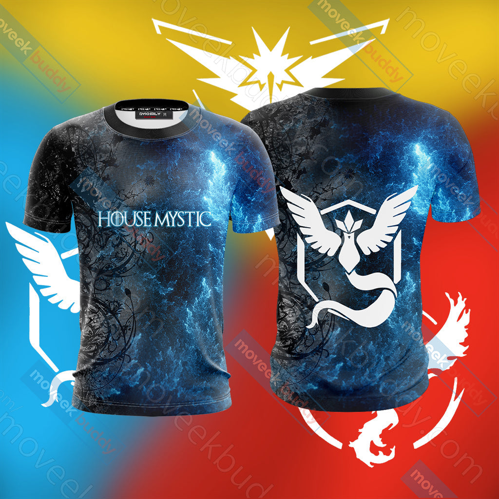 Pokemon Go - House Mystic Observe dapt Evolve Unisex 3D T-shirt
