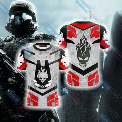 Halo - ODST Unisex 3D T-shirt Hoodie Tank Top Hawaiian Shirt Beach Shorts Joggers T-shirt