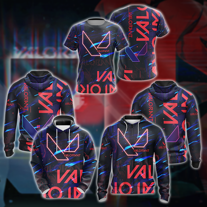 Valorant 3D All Over Print T-shirt Tank Top Zip Hoodie Pullover Hoodie Hawaiian Shirt Beach Shorts Jogger
