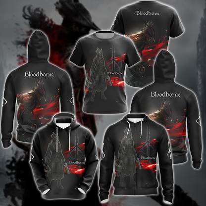 Bloodborne Video Game 3D All Over Printed T-shirt Tank Top Zip Hoodie Pullover Hoodie Hawaiian Shirt Beach Shorts Jogger
