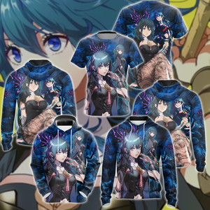 Fire Emblem Byleth Video Game 3D All Over Print T-shirt Tank Top Zip Hoodie Pullover Hoodie Hawaiian Shirt Beach Shorts Jogger   