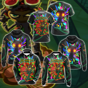 Psychonauts 2 3D All Over Print T-shirt Tank Top Zip Hoodie Pullover Hoodie Hawaiian Shirt Beach Shorts Jogger   