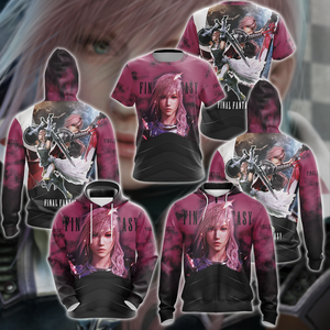 Final Fantasy XIII Video Game 3D All Over Print T-shirt Tank Top Zip Hoodie Pullover Hoodie Hawaiian Shirt Beach Shorts Jogger   